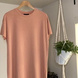 F21 ribbed t-shirt dress